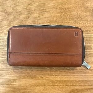 Hartmann Belting Zip Around Wallet- Cognac